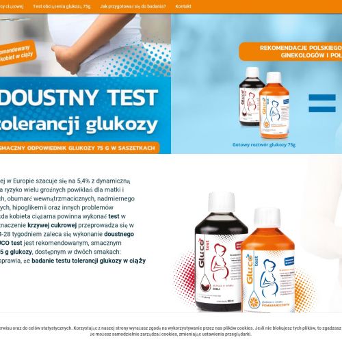 Test obciążenia glukozą w ciąży