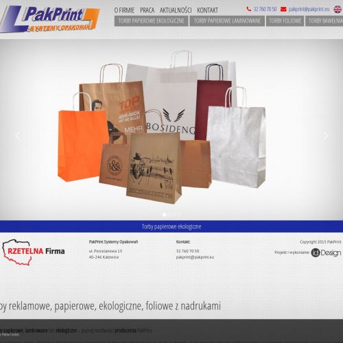 Toruń - torby papierowe szare