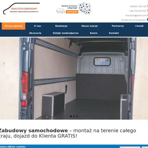 Zabudowy samochodów użytkowych w Warszawie