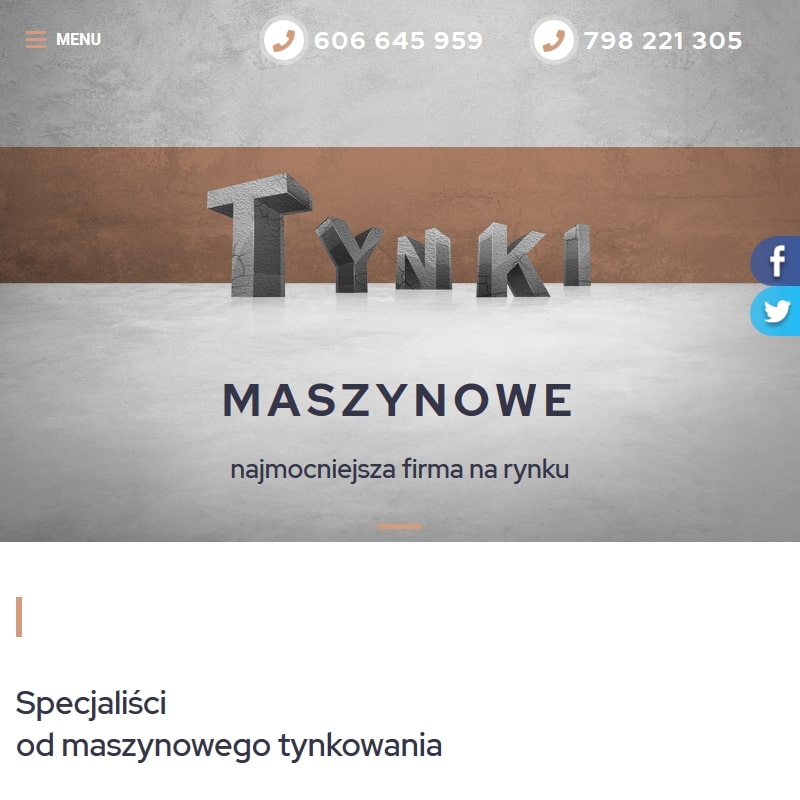 Zgierz - tynk maszynowy