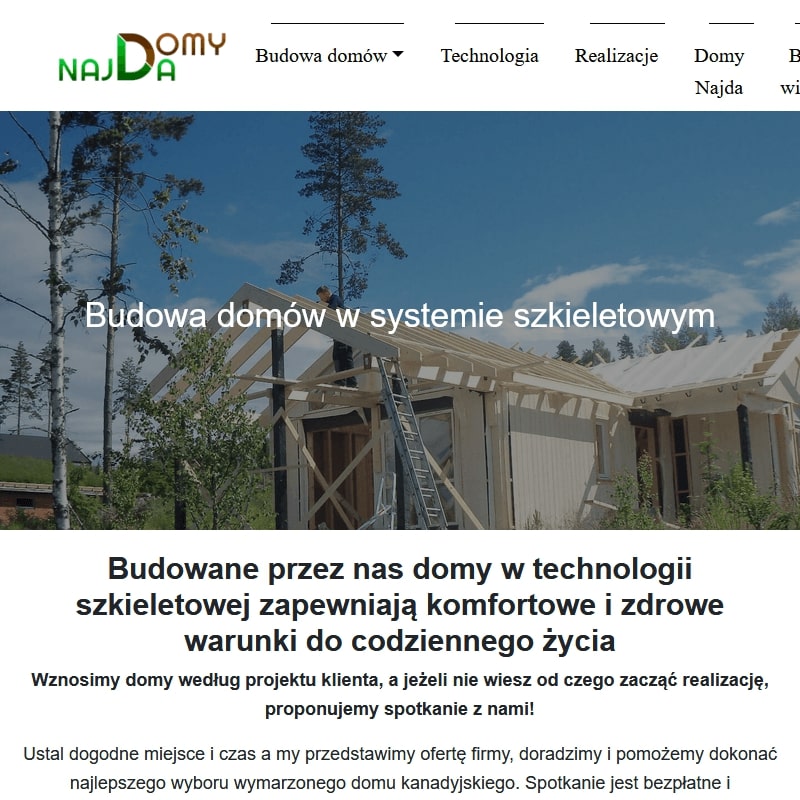 Produkcja domów szkieletowych