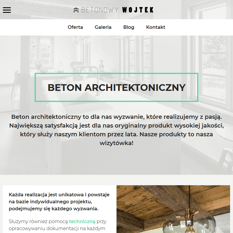 Gdańsk - blaty betonowe