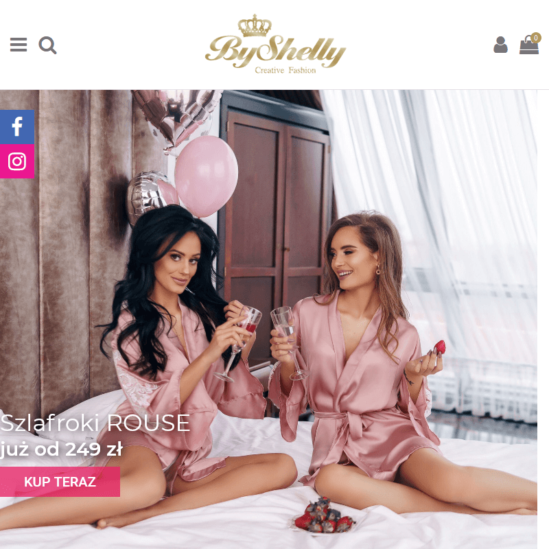 Satynowy szlafrok ślubny