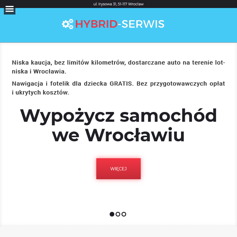 Wrocław - wypożyczalnia samochodów hybrydowych wrocław cennik