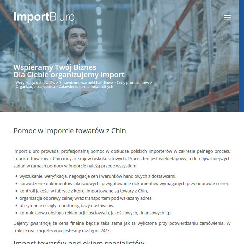 Import z chin