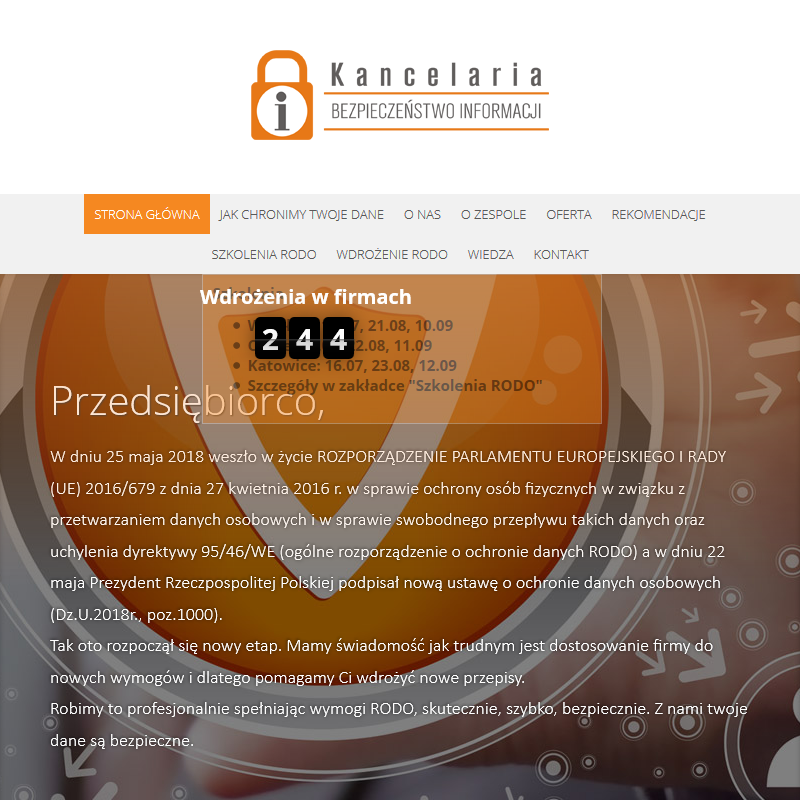 Szkolenia ochrona danych osobowych Opole