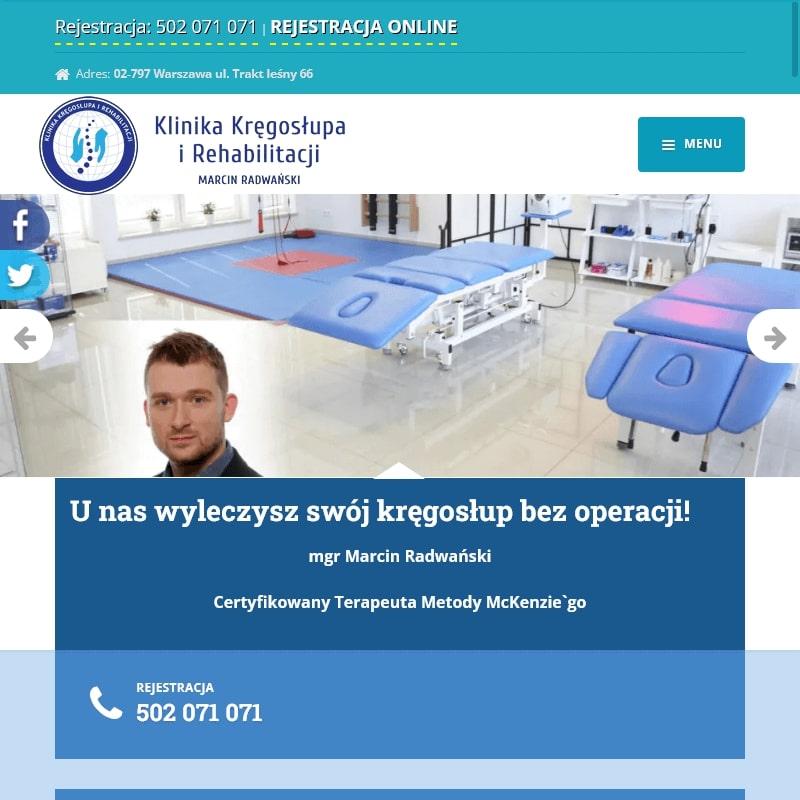 Klinika kręgosłupa - Warszawa
