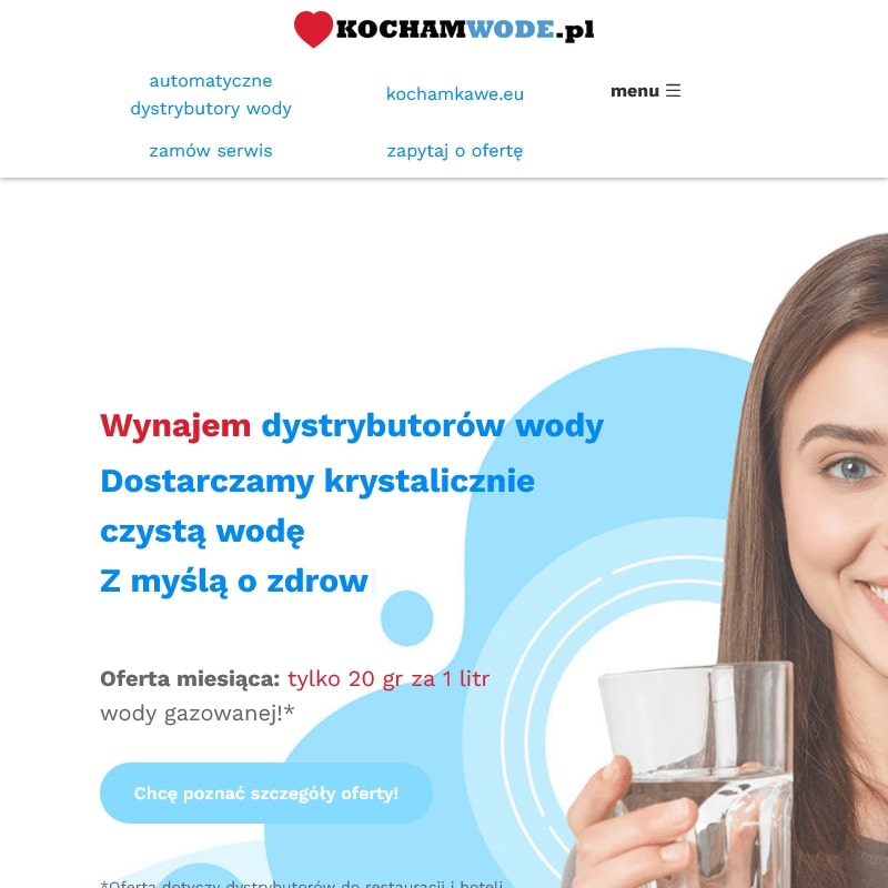 Dystrybutor wody do restauracji - Warszawa