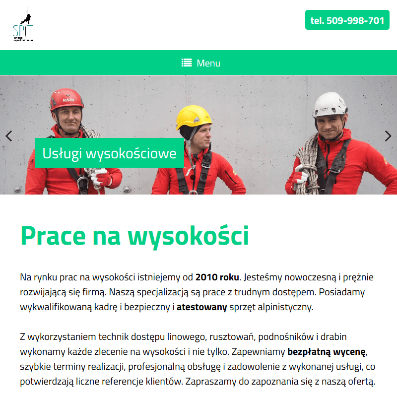 Kraków - prace alpinistyczne