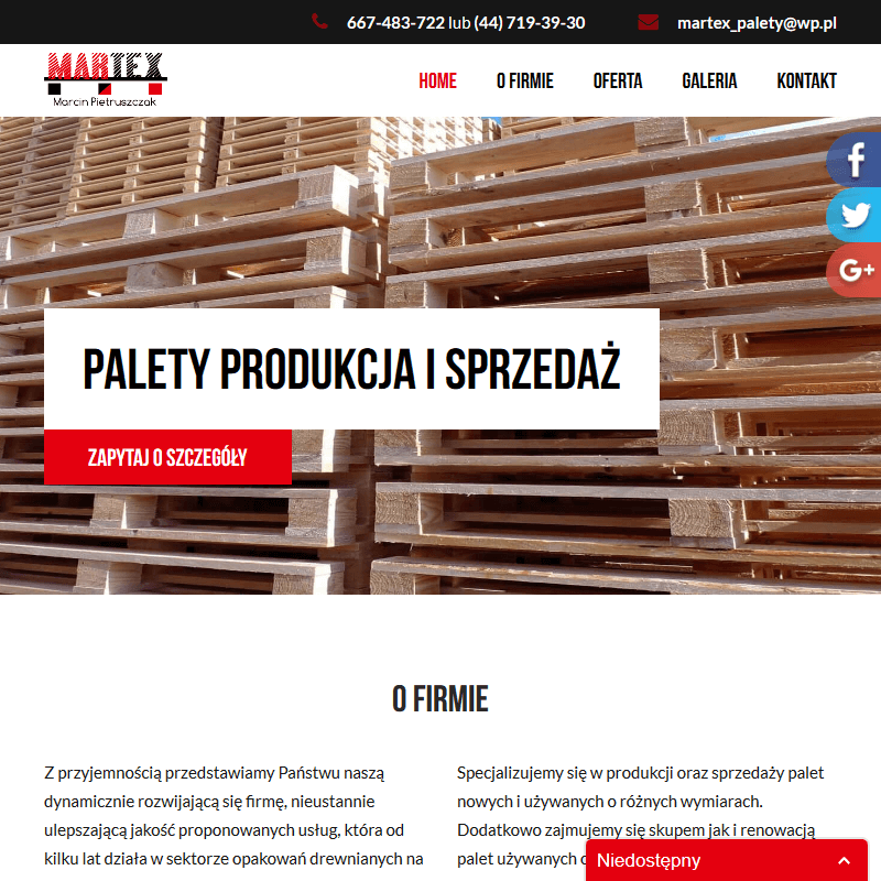 Łódź - producent palet małopolskie