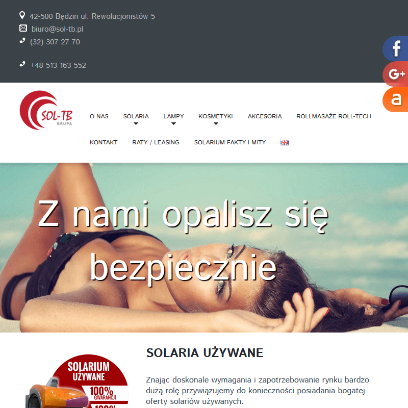 Solarium używane ergoline w Katowicach