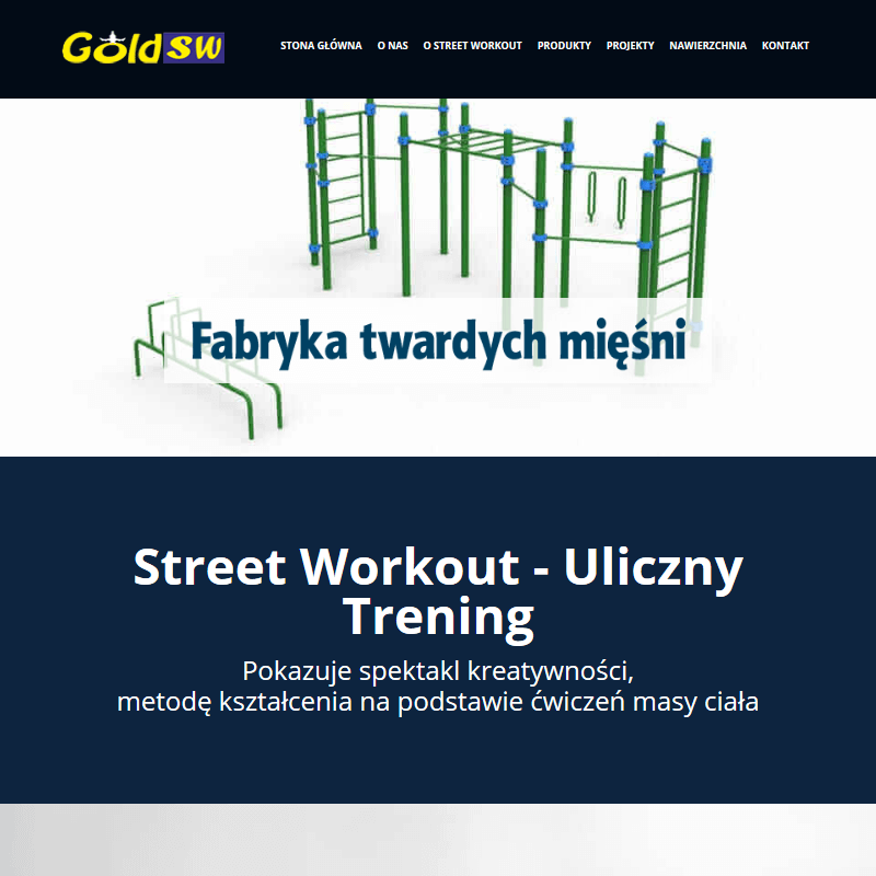 Projekt budowy street workout