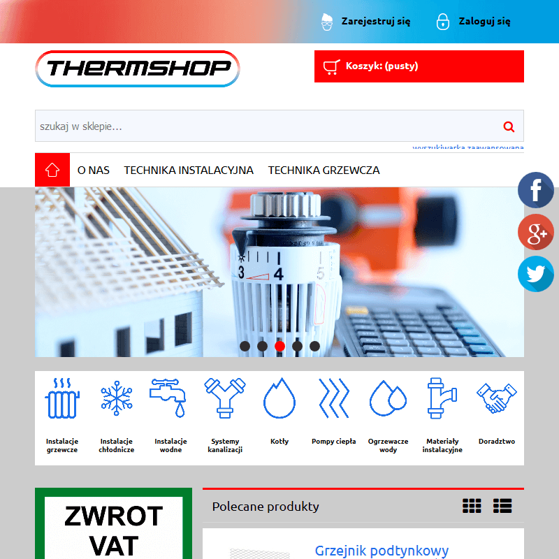 Grzejniki kanałowe z wentylatorem